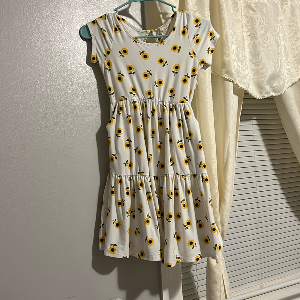 this is a sunflower dress
